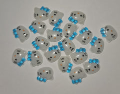 Charms-Mini Kitty Head (5 COLORS)