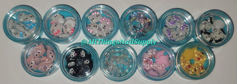 10 Piece Mini Charms