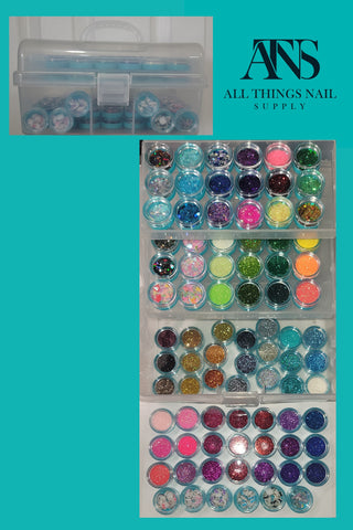 Nail Glitter-Rainbow Box Bundle