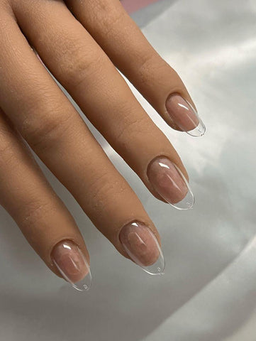 Full Coverage Short Oval Nail Tips