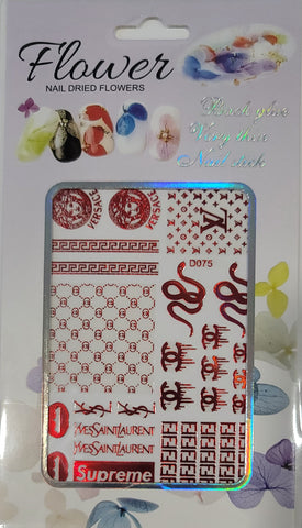 Luxury Sticker Mix-Red