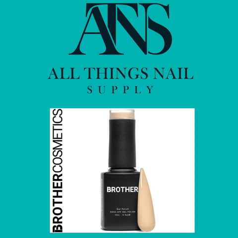 006 Off-White Crème Gel Polish by Brother Cosmetics