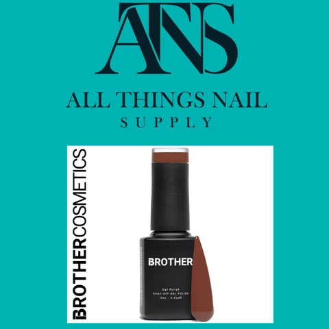 012 Milk Chocolate Brown Gel Polish by Brother Cosmetics