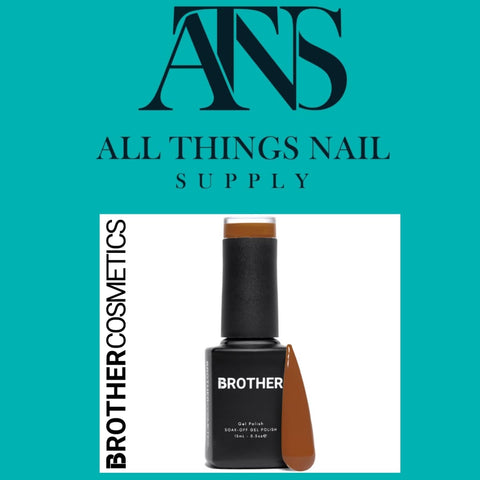 013 Caramel Brown Gel Polish by Brother Cosmetics