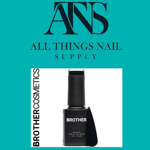 017 Ultra Black Gel Polish by Brother Cosmetics