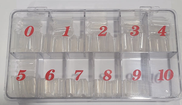 Half Cover Square Medium Nail Tips