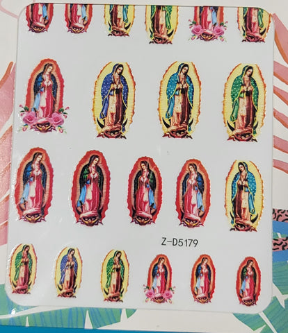 Nail Stickers of The Virgin Mary