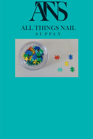 Nail Glitter-Puzzle Pieces