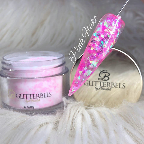 Pink Flake by Glitterbels