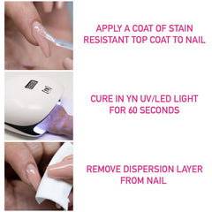 Stain Resistant Gel Top Coat by Young Nails